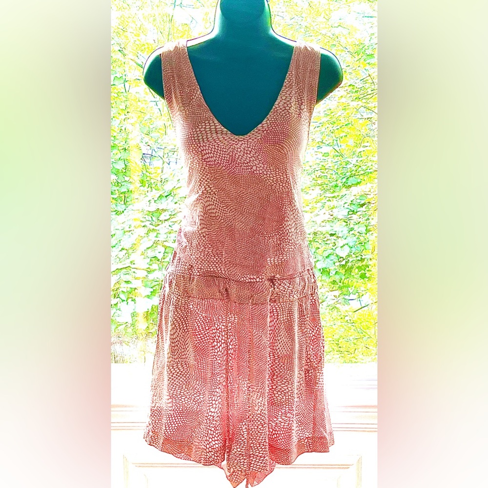 H by Halston Pink Patterned Dress